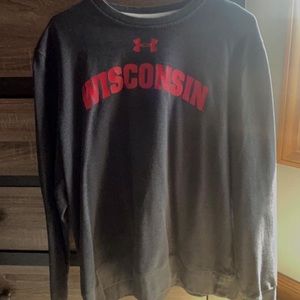 Wisconsin Under Armour Crewneck